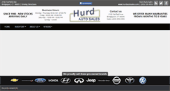 Desktop Screenshot of hurdautosales.com